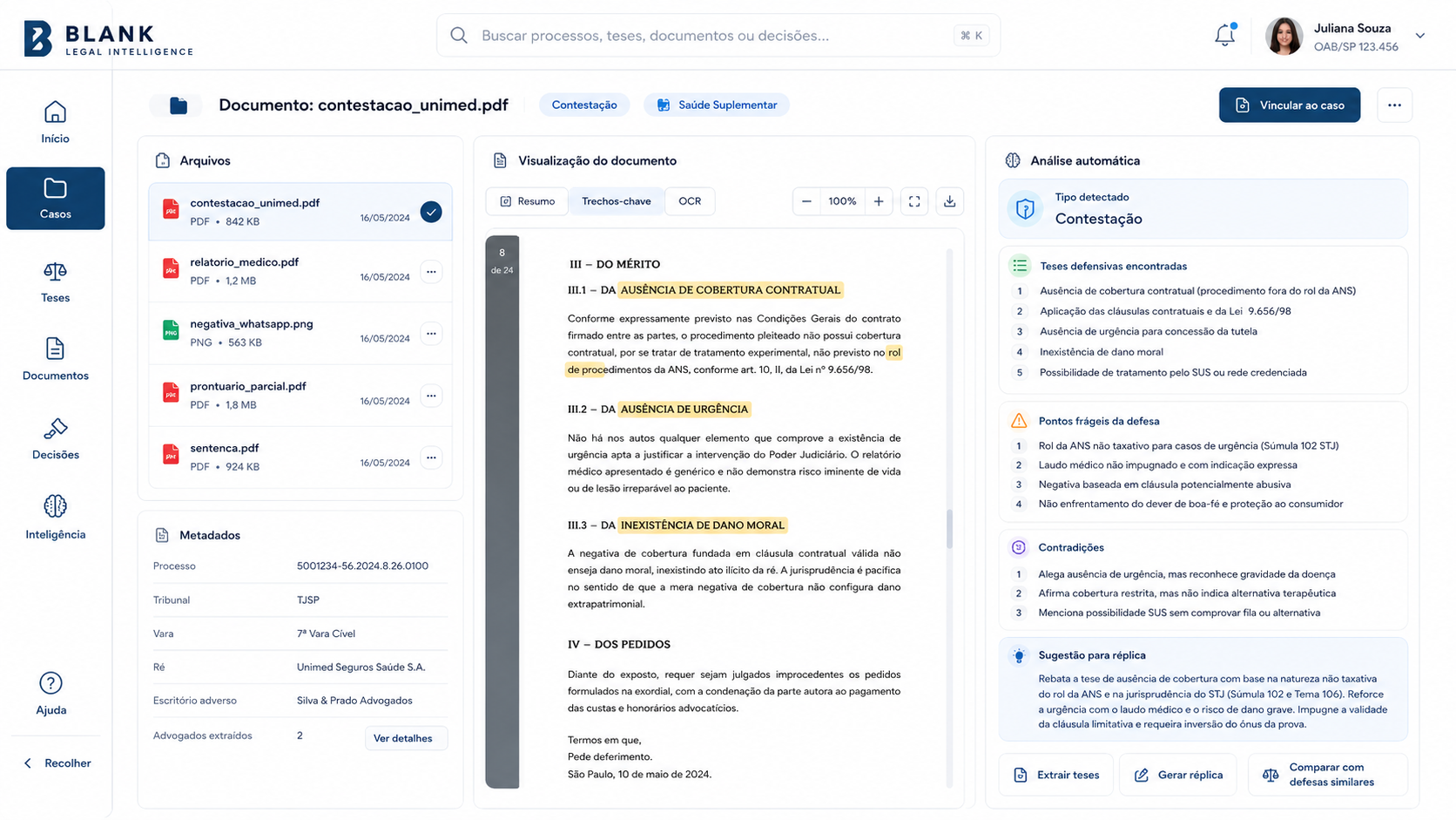 Leitura técnica de documentos e peças